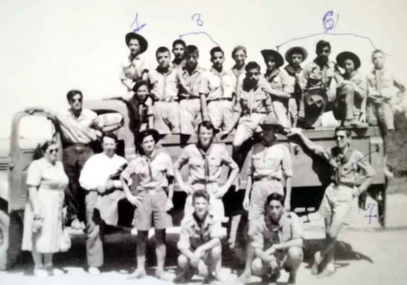 Καλοκαίρι 1949: Προσκοπική Βεροιώτικη καροτσαρία, για κατασκήνωση στο Μπαξέ Τσιφλίκι