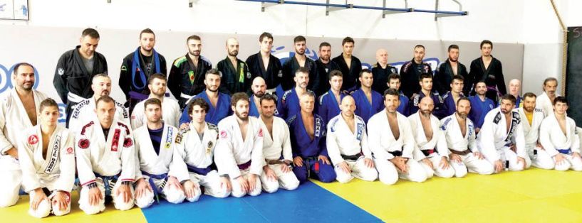 Σε ακόμα ένα σεμινάριο Brazilian Jiu-Jitsu αθλητές του ΑΣ Ρωμιός