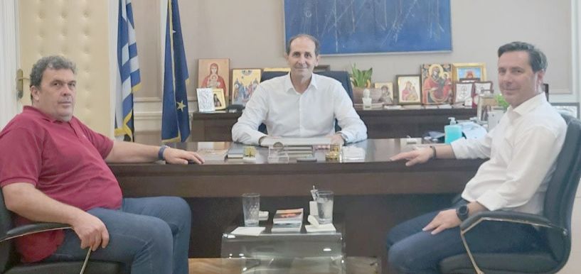Συναντήσεις Καρανικόλα με Βεσυρόπουλο, Αμυρά και Γεωργαντά για θέματα του Δήμου Νάουσας