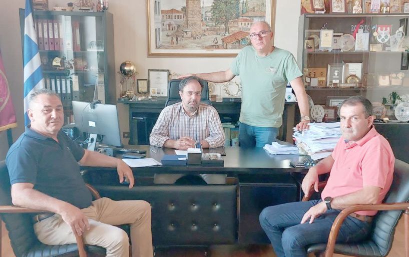 Με τον «Αγροτικό Σύλλογο Γεωργών Βέροιας» συναντήθηκε ο Δήμαρχος Βέροιας