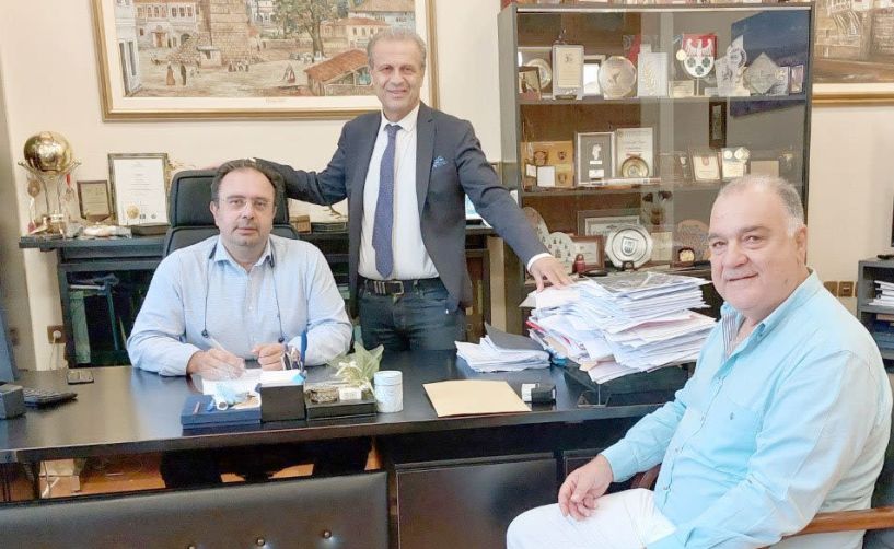 Υπογραφή σύμβασης για την «Ολοκληρωμένη Αστική Παρέμβαση στην περιοχή της Βεργίνας»