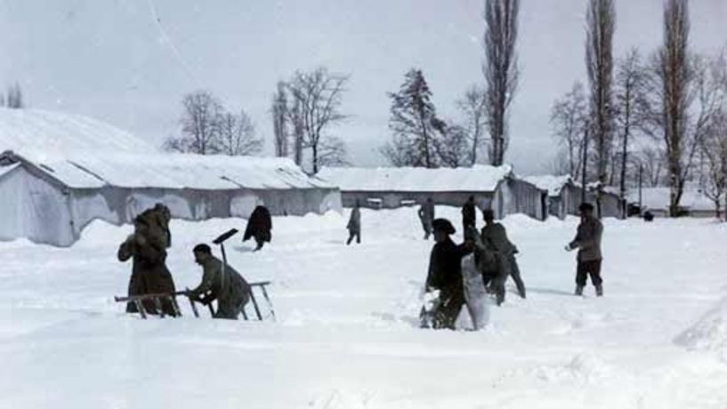 ΜεΜιαΜατια - Χειμώνας του 1918. Στρατώνες κάτω από το χιόνι