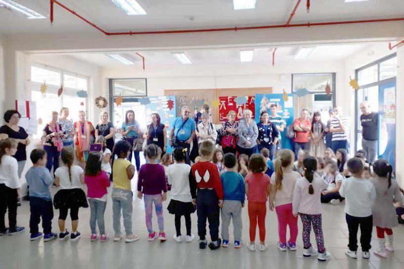 Επίσκεψη μαθητών και δασκάλων από Πολωνία, Πορτογαλία, Εσθονία και Ιταλία στο Νηπιαγωγείο Πλατέος