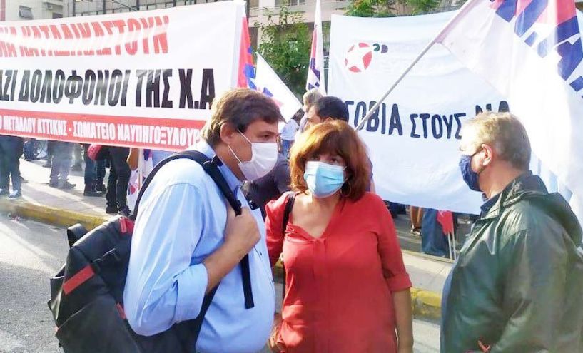 Φρόσω Καρασαρλίδου: «Αυτή η δίκη  να γίνει αφορμή, να υψωθεί ένα τείχος απέναντι  στο φασισμό»