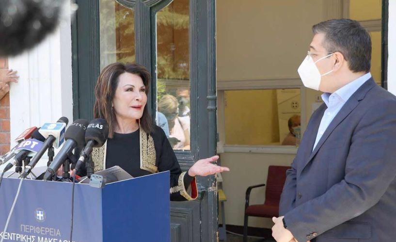 Συνάντηση Τζιτζικώστα - Αγγελοπούλου για την «Ψηφιακή ανάδειξη του ρόλου της Μακεδονίας στην Εθνική Παλιγγενεσία»