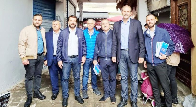 Στην Λαϊκή της Νάουσας ο Τάσος Μπαρτζώκας