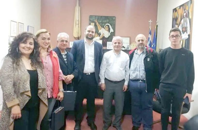 Αντιπροσωπεία της Ένωσης Βιομηχάνων και Επιχειρηματιών Αργυρούπολης   στην Εύξεινο Λέσχη Νάουσας