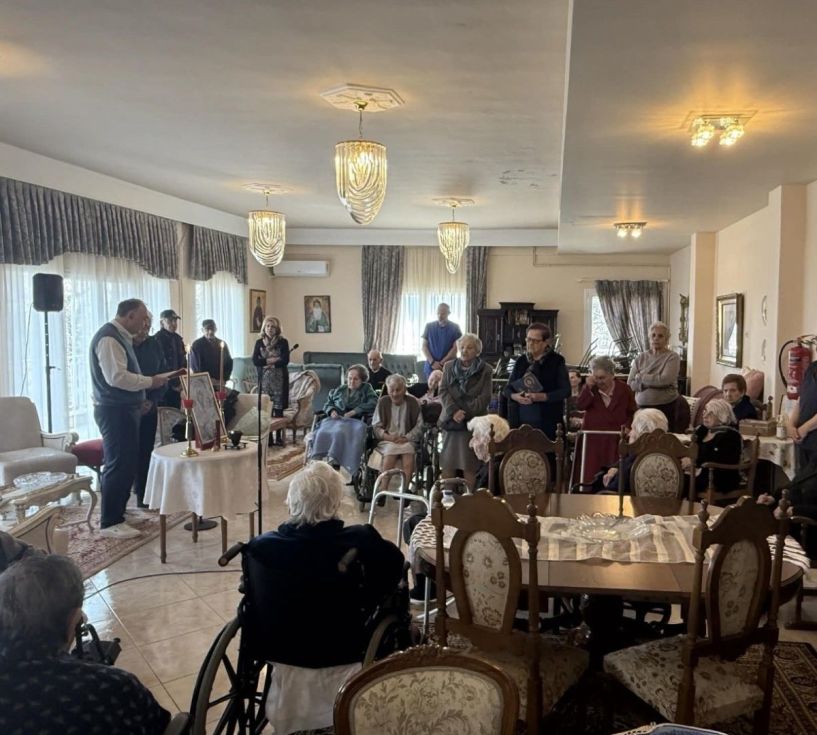 Χαιρετισμοί της Θεοτόκου  στο Γηροκομείο Βέροιας