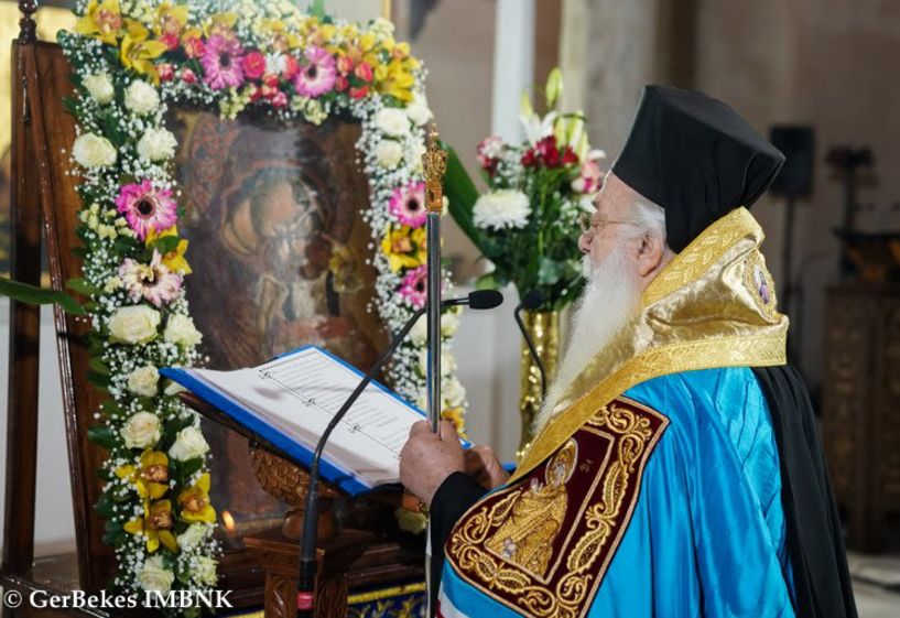 Γ' Στάση των Χαιρετισμών της Υπεραγίας Θεοτόκου στην Παλαιά Μητρόπολη Βεροίας