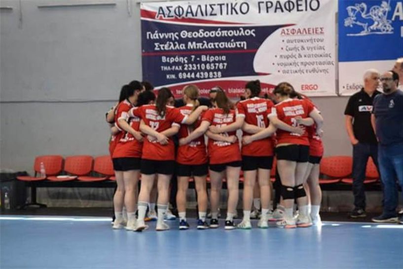 Πολύ κοντά στο αργυρό μετάλλιο τα κορίτσια του Φιλίππου Βέροιας